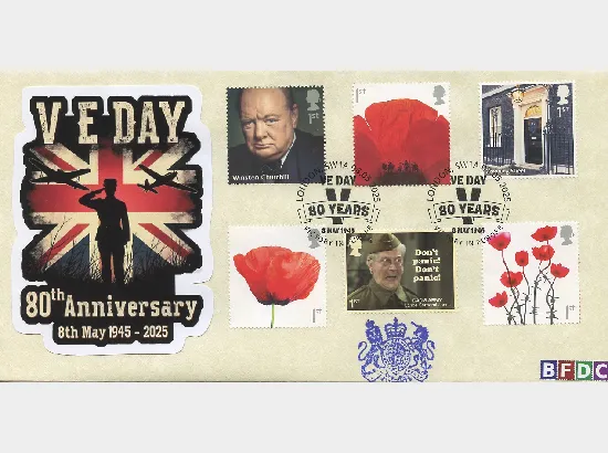 VE Day Celebration - Churchill