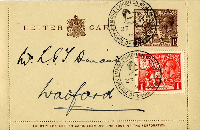 1924_Wembley_LetterCard 1924_Wembley_LetterCard