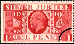 King George V Silver Jubilee: 1d