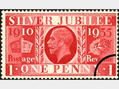 King George V Silver Jubilee: 1d