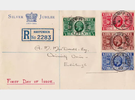 King George V Silver Jubilee