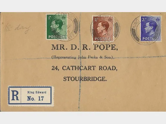 KEVIII: 1/2d, 1 1/2d, 2 1/2d