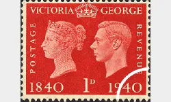 Postage Stamp Centenary: 1d