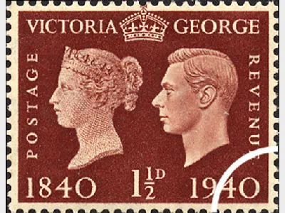 Postage Stamp Centenary: 1 1/2d
