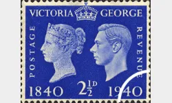 Postage Stamp Centenary: 2 1/2d