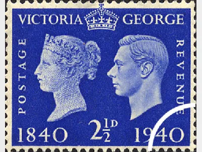 Postage Stamp Centenary: 2 1/2d
