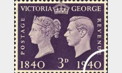 Postage Stamp Centenary: 3d