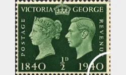 Postage Stamp Centenary: 1/2d