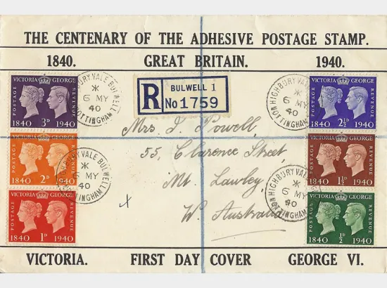 Postage Stamp Centenary Postage Stamp Centenary