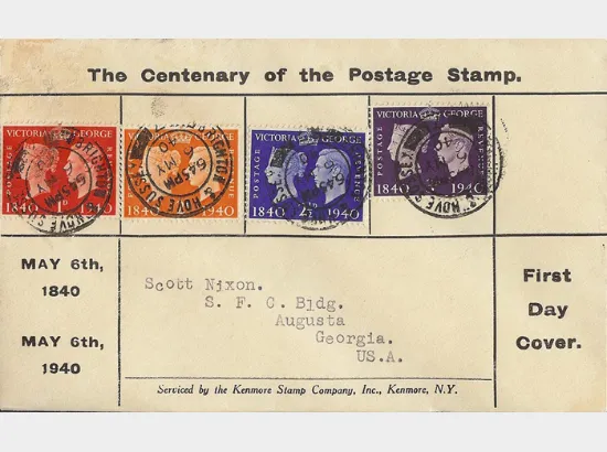 Postage Stamp Centenary Postage Stamp Centenary