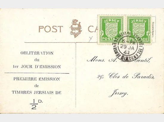 Jersey 1/2d (Arms) Jersey 1/2d (Arms)