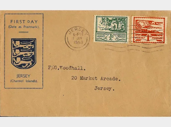 Jersey 1/2d & 1d (Views)