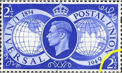 Universal Postal Union: 2 1/2d