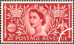 Elizabeth II Coronation: 2 1/2d
