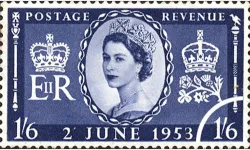 Elizabeth II Coronation: 1s 6d