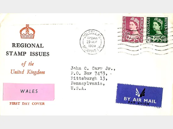 Wales 6d & 1/3d Wales 6d & 1/3d