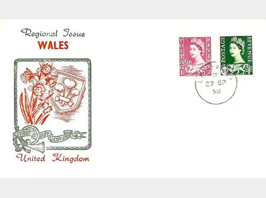 Wales 6d & 1/3d Wales 6d & 1/3d