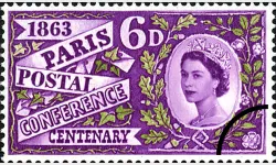 Paris Postal Conference (Phosphor)