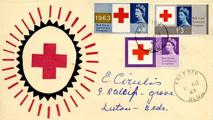 1963_RedCross_BlackOval 1963_RedCross_BlackOval
