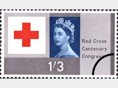 Red Cross Centenary: 1s 3d