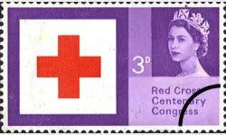 Red Cross Centenary (Phos): 3d
