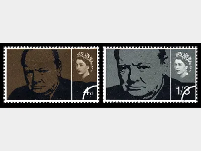 Sir Winston Churchill (Phosphor)