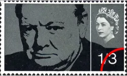 Sir Winston Churchill (Phos): 1s 3d