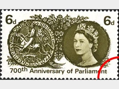 700th Anniv. of Parliament (Phosphor): 6d