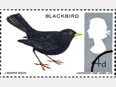 British Birds (Phos): 4d