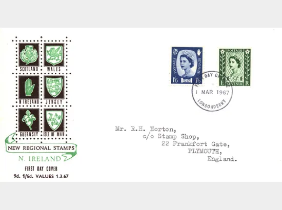 Northern Ireland 9d & 1s6d