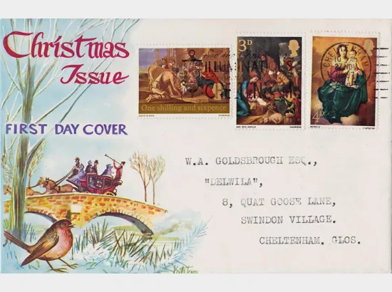 Christmas 1967 (3d & 1/6d)