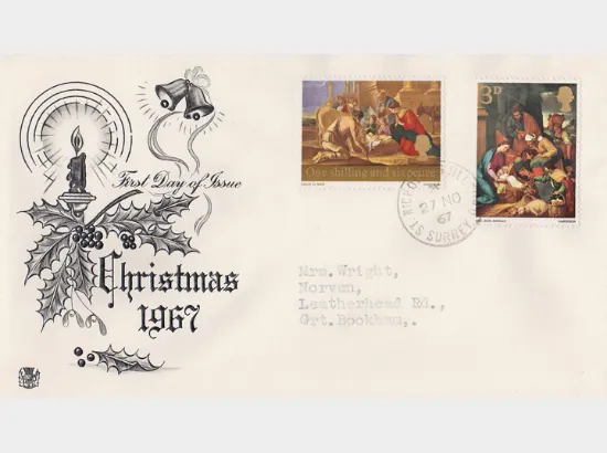 Christmas 1967 (3d & 1/6d)
