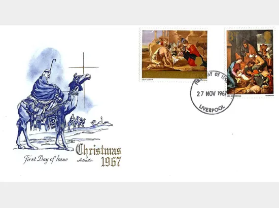 Christmas 1967 (3d & 1/6d)