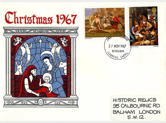 Christmas 1967 (3d & 1/6d)