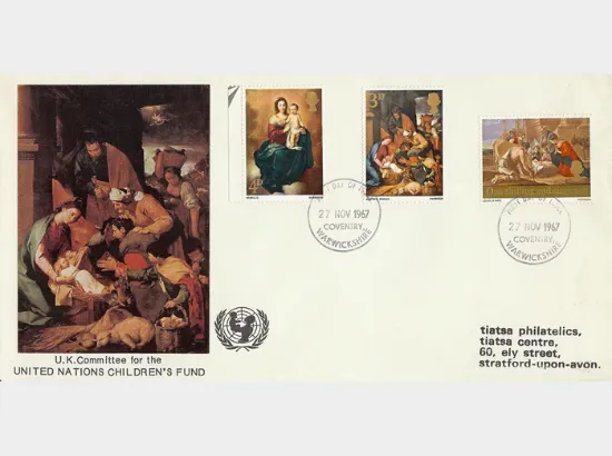 Christmas 1967 (3d & 1/6d)