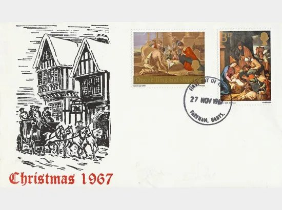 Christmas 1967 (3d & 1/6d)