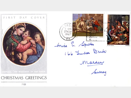 Christmas 1967 (3d & 1/6d)