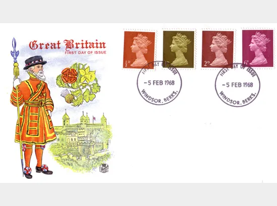 Machins: 1/2d, 1d, 2d, 6d