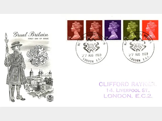 Machins: 1s Se-tenant Stamp Coil