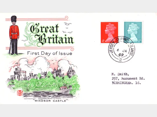 Machins: 4d & 8d Change of Colours