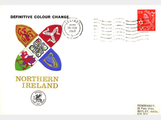 Northern Ireland 4d Red