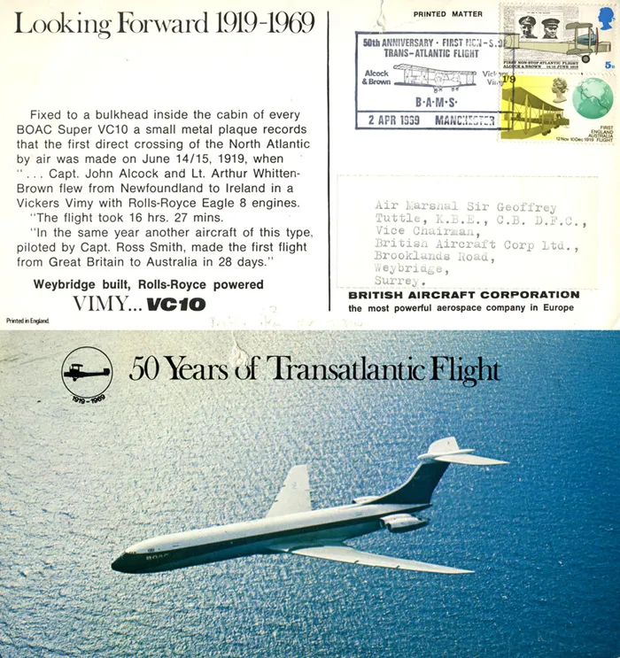 1969_Anniv_VC10_Card 1969_Anniv_VC10_Card