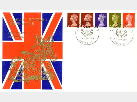 Machins: 1s Se-tenant Stamp Coil