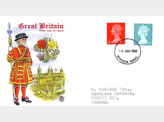 Machins: 4d & 8d Change of Colours