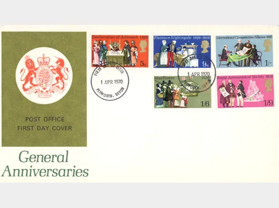 General Anniversaries 1970