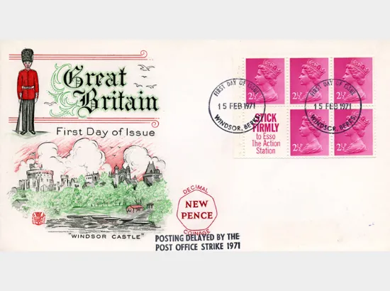 Stitched: Decimal Values: 25p Transport 1 (Omnibus)