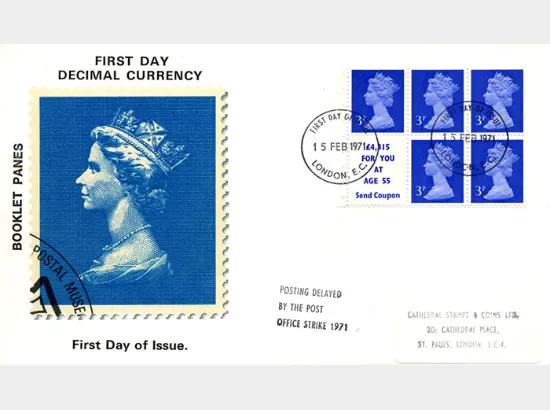 Stitched: Decimal Values: 30p Birds 1 (Curlew)