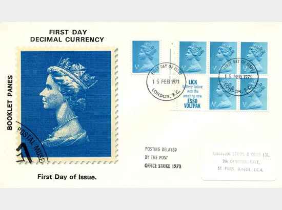 Stitched: Decimal Values: 50p Flowers 1 (Bindweed)