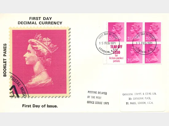 Stitched: Decimal Values: 50p Flowers 1 (Bindweed)