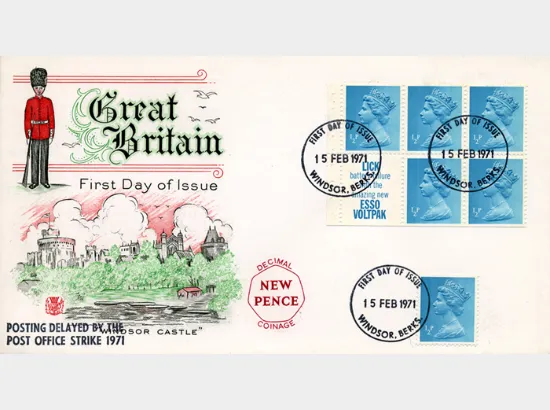 Stitched: Decimal Values: 50p Flowers 1 (Bindweed)